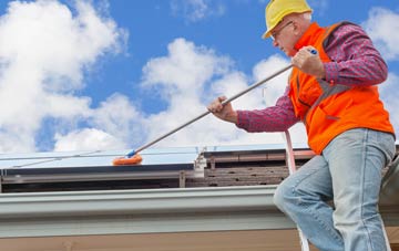 Nine Wells soft wash roof cleaning